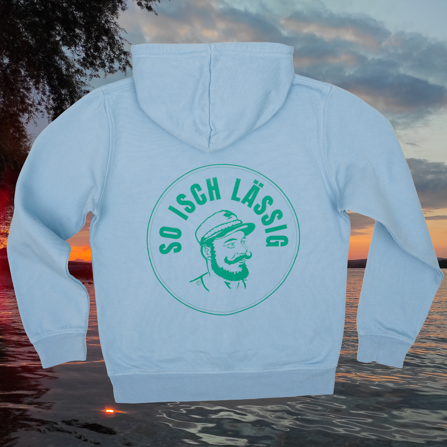 Captain Blue Hoodie - Aye Capitano Kollektion 