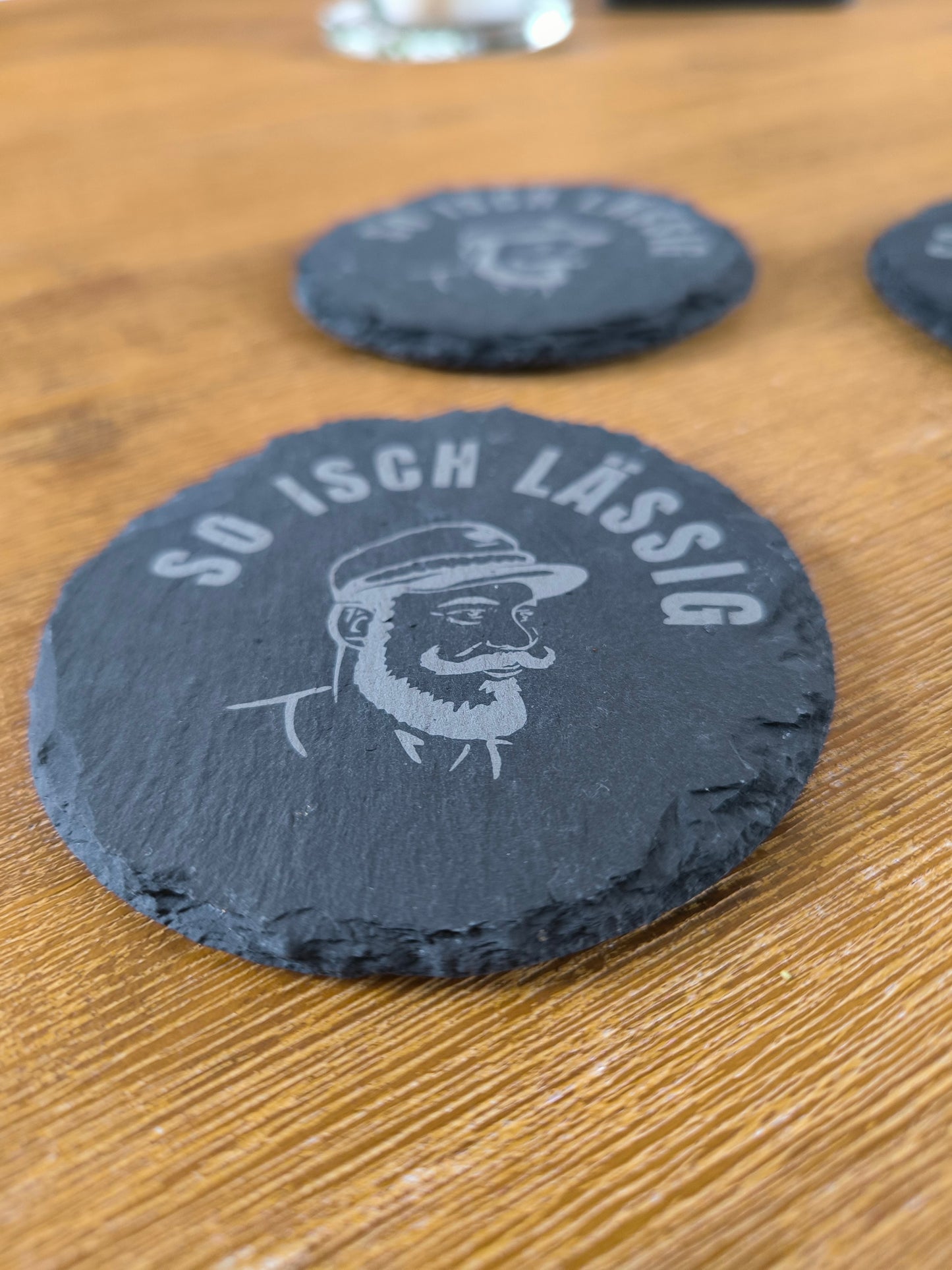 LÄSSIG Schieferuntersetzer